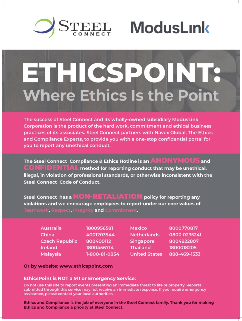 EthicsPoint - ModusLink